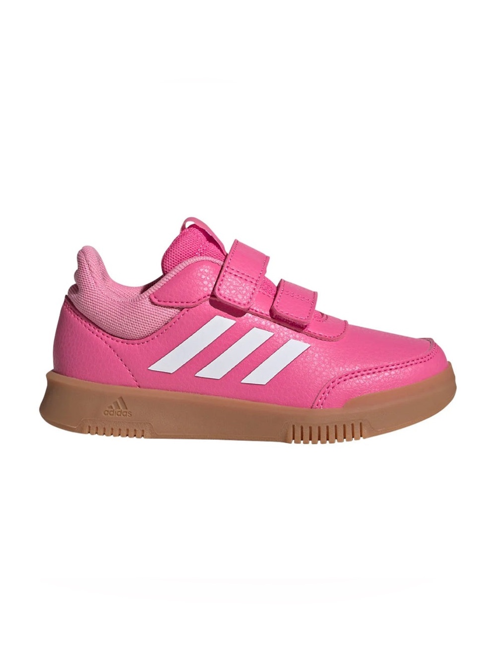 adidas Kids Pink Hook-and-Loop Athletic Velcro Shoes